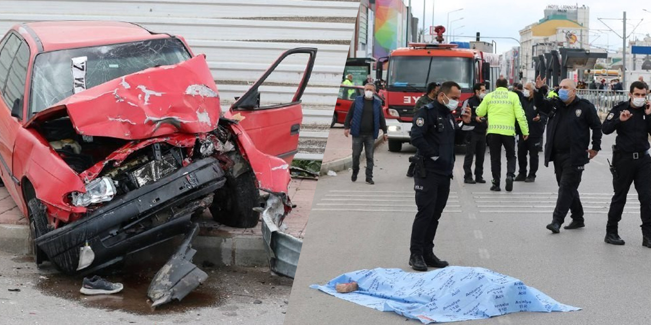 Makas atan sürücü trafikte dehşet saçtı! 1 ölü 3 yaralı