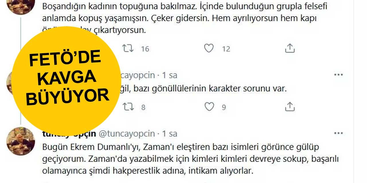 FETÖ'nün üst kademesi birbirine girdi