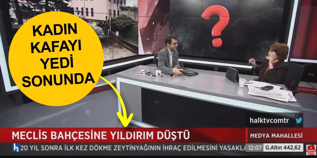 Meclis bahçesine düşen yıldırımın sorumlusu Cumhurbaşkanı Erdoğan'mış!