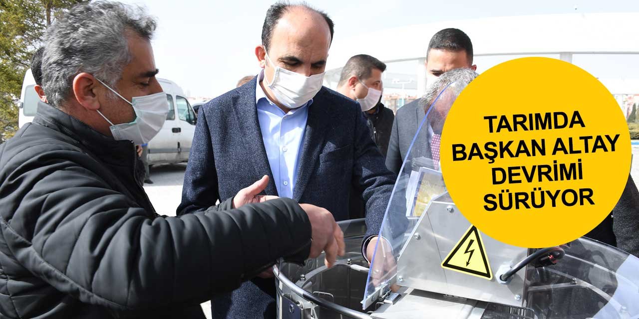 Konya tarımında Başkan Altay devrimi sürüyor! Yeni desteği açıkladı