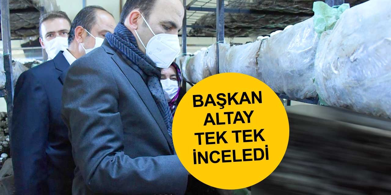 Başkan Altay'dan Akören'de incelemelerde bulundu!