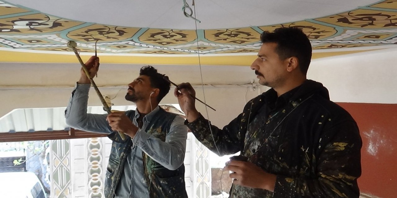 Nakkaş Mustafa Ören Hatay'da restorasyon yapıyor! Mükemmel görüntüler