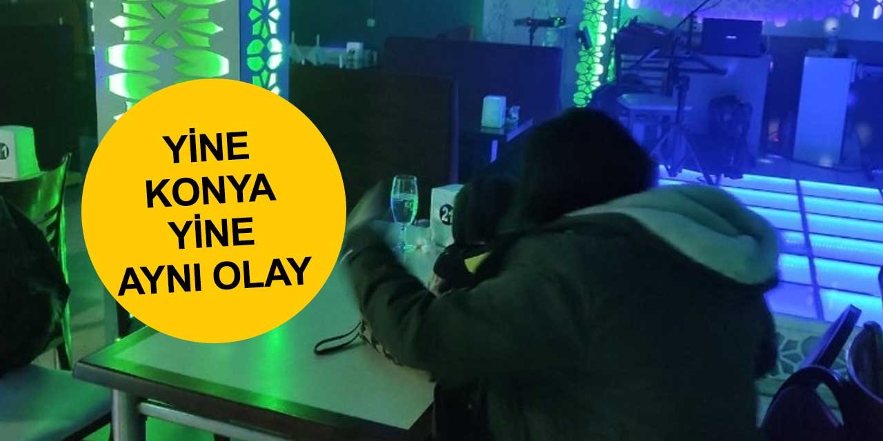 Konya'da yine aynı görüntü! Bu sefer 30 kişi