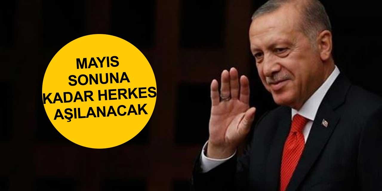 Türkiye'de Mayıs sonuna herkes aşılanmış olacak