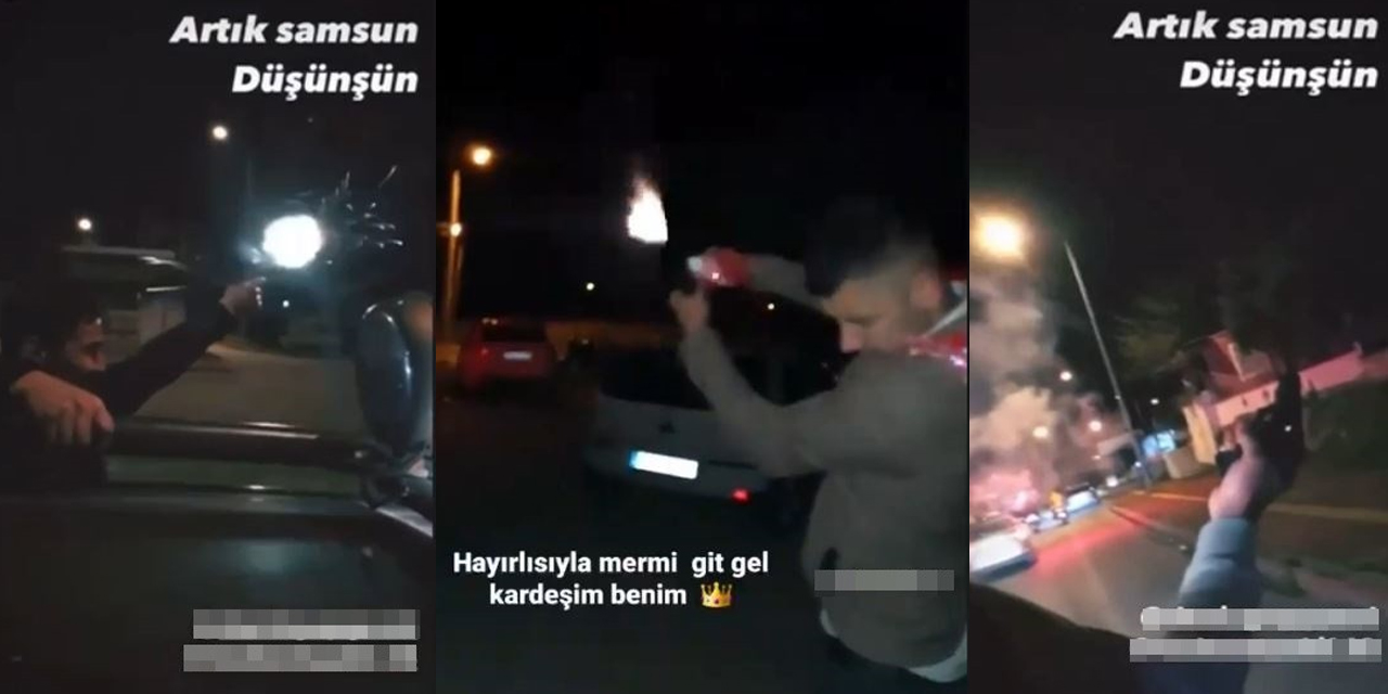 Asker eğlencesinde silahlar susmadı! Sosyal medyadan paylaşılan görüntüler polisi harekete geçirdi