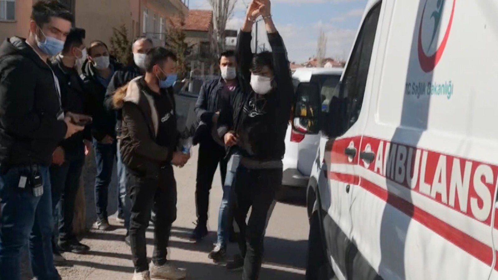 Aksaray'da operasyon esnasında ilginç anlar