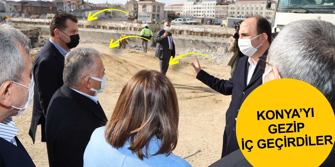 Belediye Başkanları Konya'ya görünce parmaklarını ısırdı