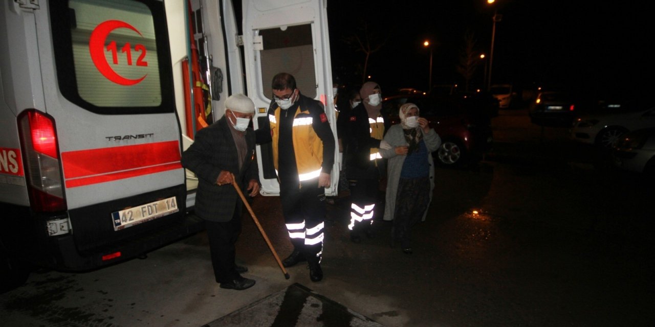 Konya'da hareketli gece! Yemek yapan çiftin evinde düdüklü tencere patladı