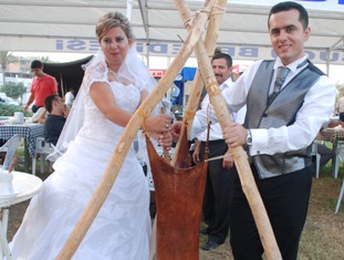 Konya'lı damat'a yörük kültürü tanıtıldı