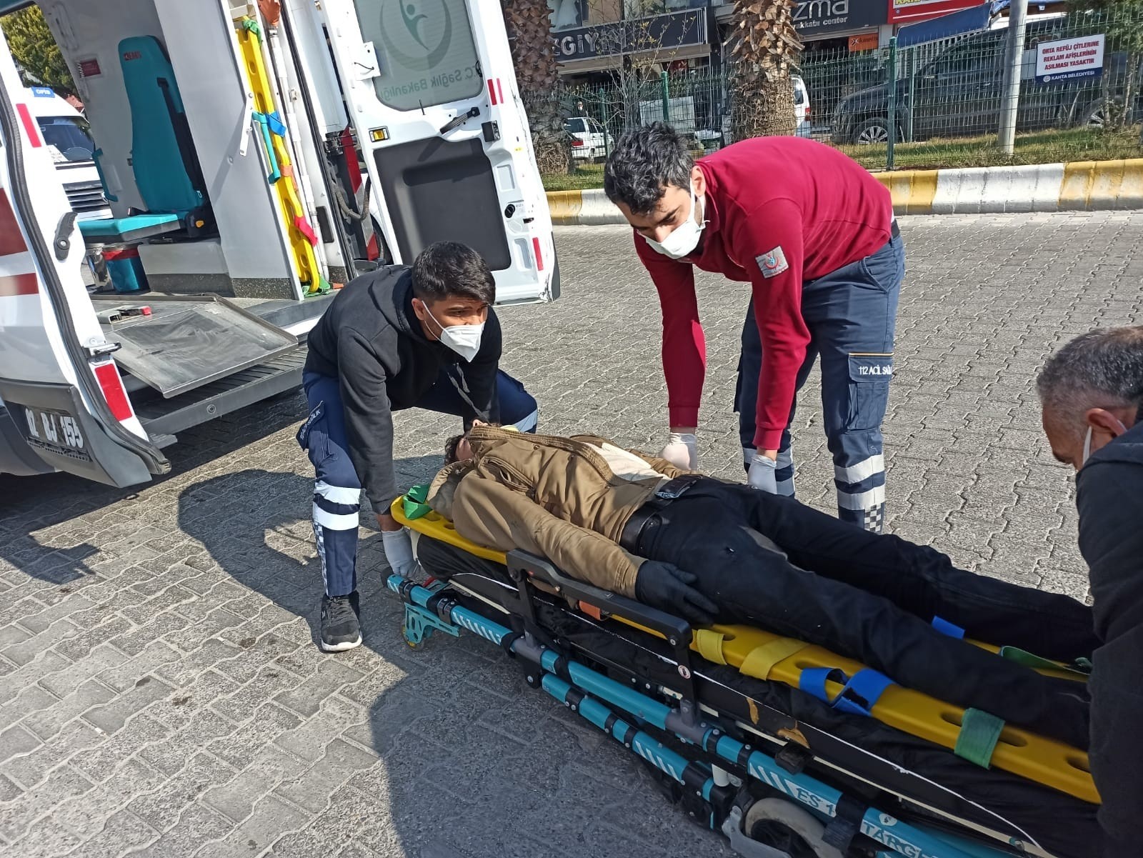 Adıyaman Kahta'da korkutan kaza!