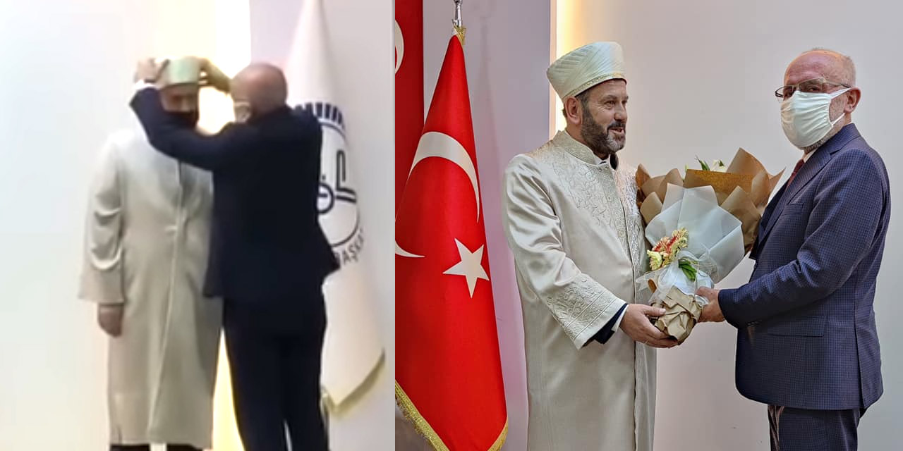 Konya'nın yeni müftüsü Doç. Dr. Ali Öge cübbesini dualarla giydi