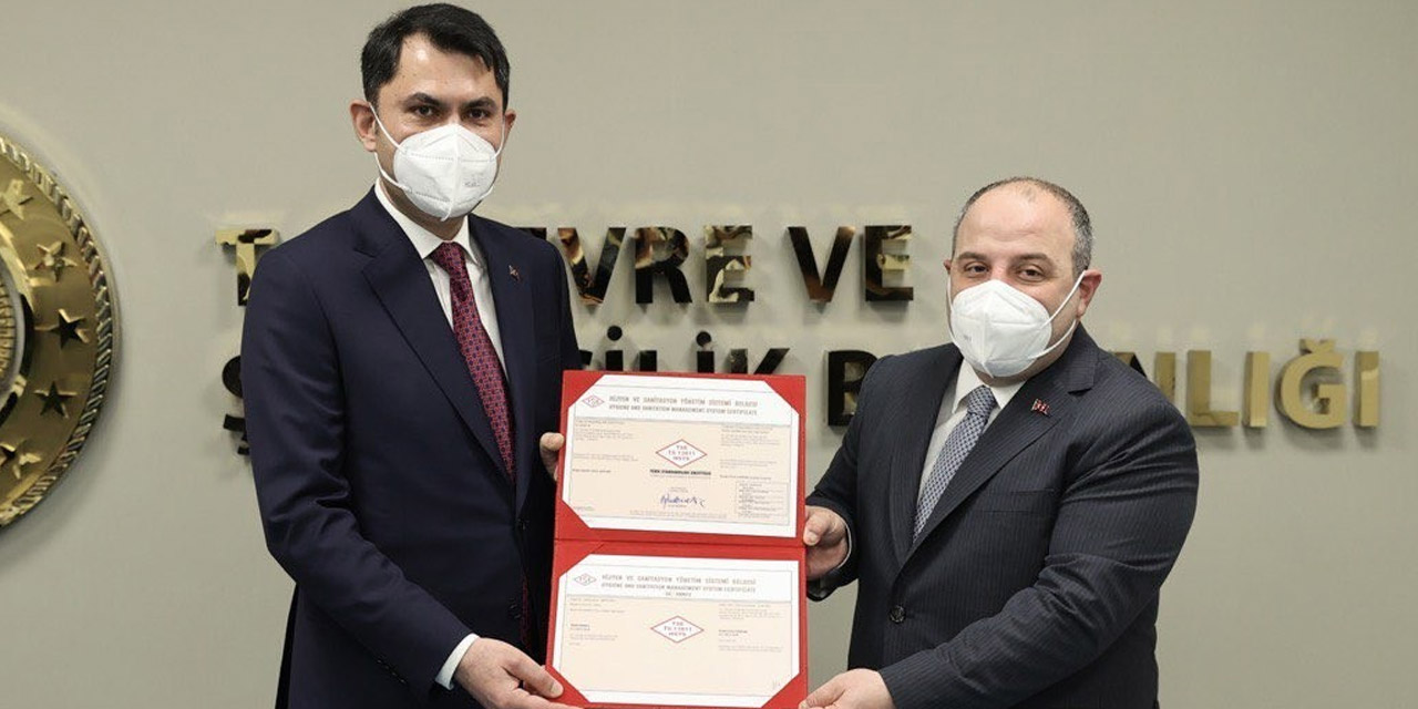 Çevre ve Şehircilik Bakanlığı'na bir belge daha