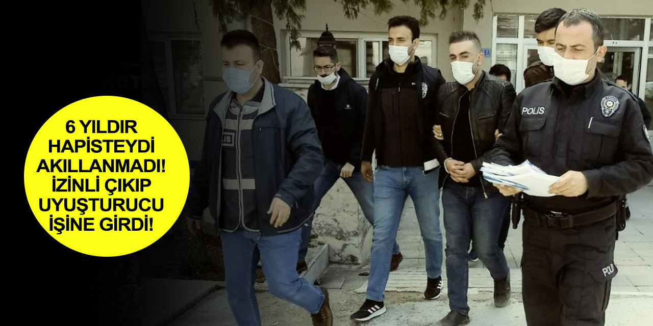 Konya'da biri cezaevinden izinli çıkan 3 uyuşturucu satıcısı 2 aylık takip sonucunda suç üstü yakalandı