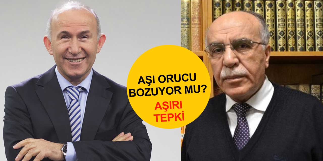 Diyanetin aşı orucu bozmaz açıklamasına 2 isimden cevap geldi