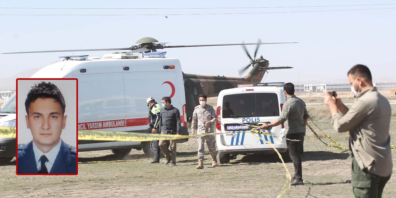 Konya’da düşen NF-5 uçağının pilotu Yüzbaşı Burak Gençcelep şehit oldu