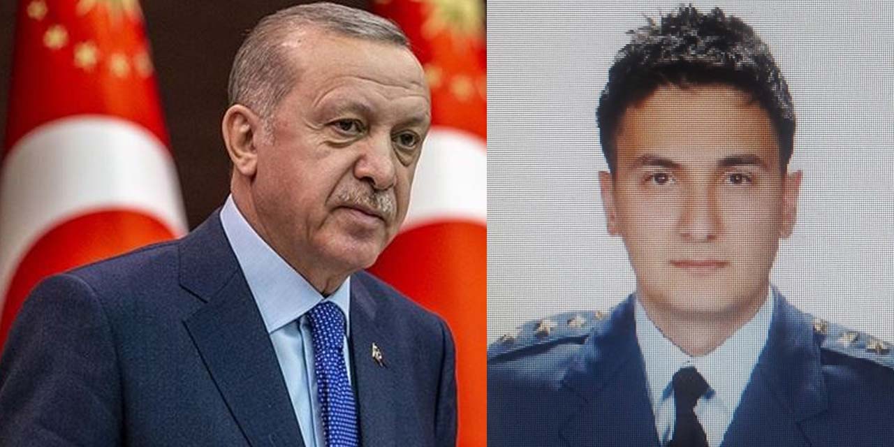 Cumhurbaşkanı Erdoğan'dan Konya'da şehit olan pilot için taziye