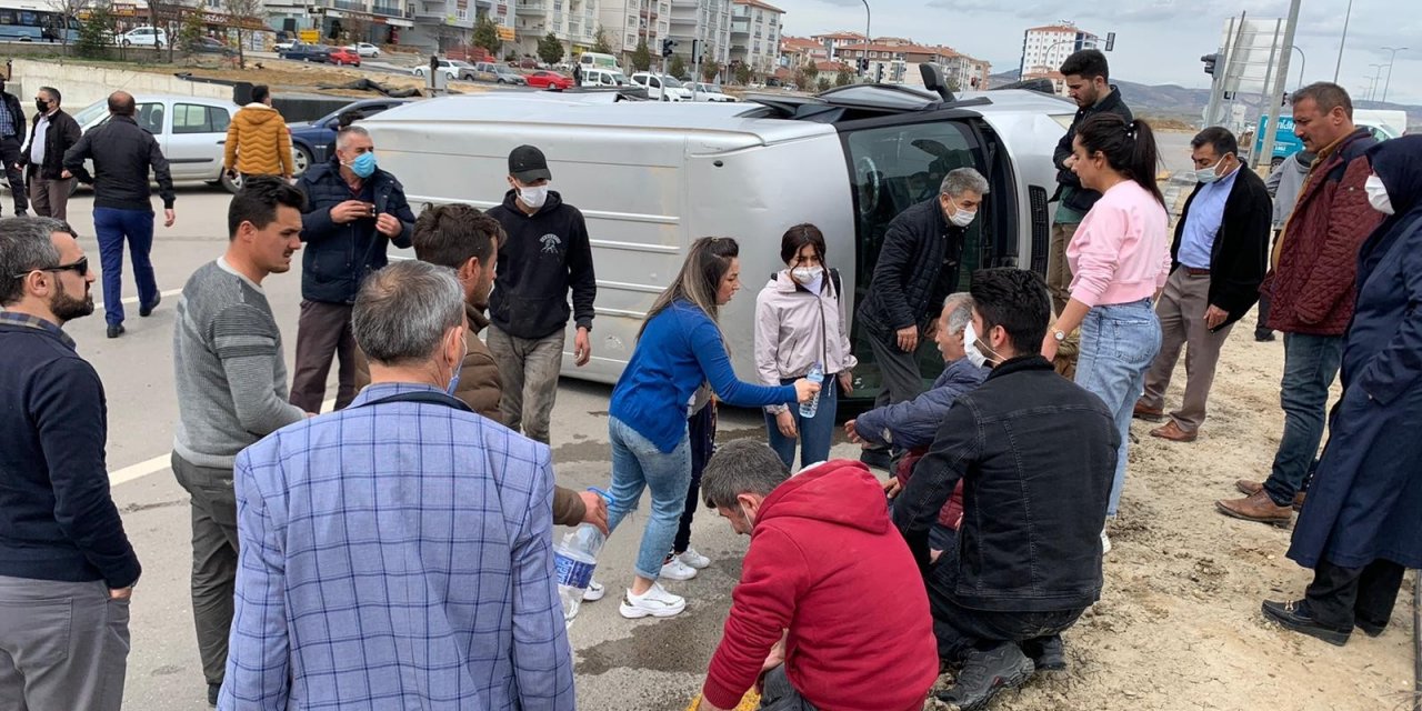 Ankara'da zincirleme kaza! 4 yaralı
