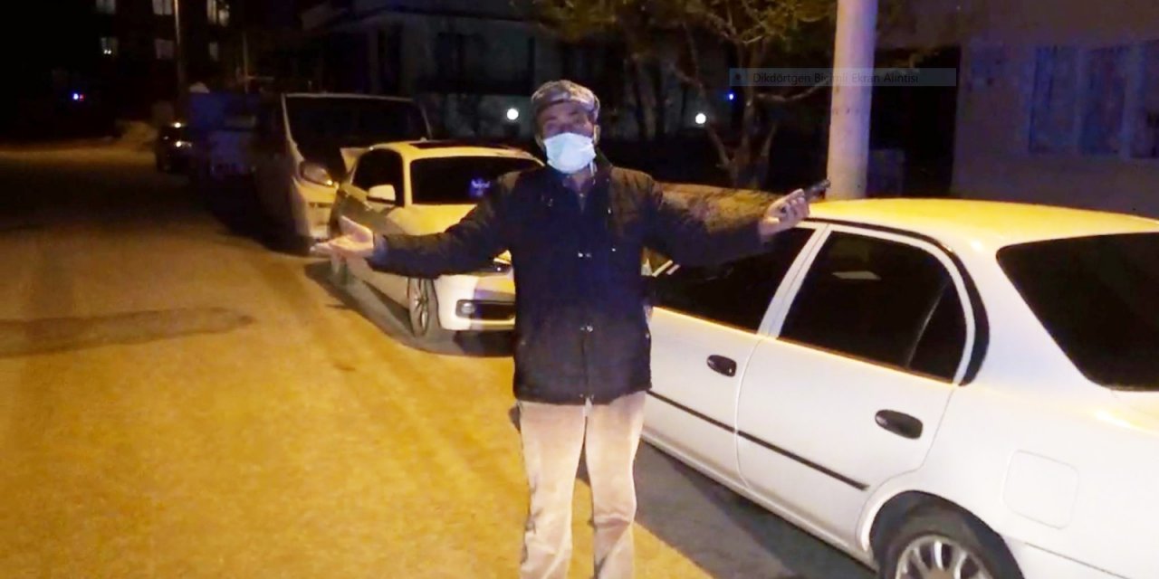 Temaslı şahıs sokakta polise yakalandı! 'Kendimi vururum' diyerek tepki gösterdi
