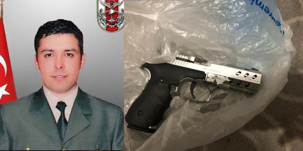 Teröristin evinden Gara şehidinin tabancası çıktı