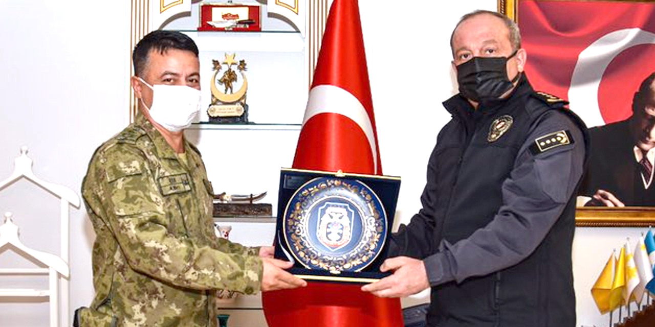 Hava Savunma Okulu Komutanı İleri'den Konya Emniyet Müdürü Aydın'a ziyaret