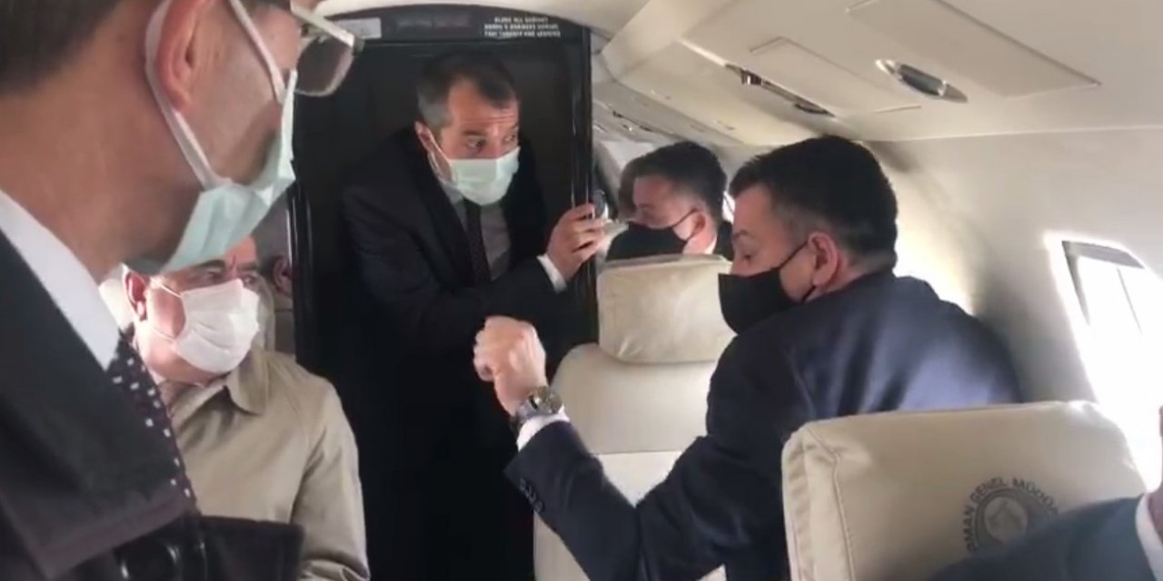 Bakan Pakdemirli’nin arızalanan uçağı acil iniş yaptı