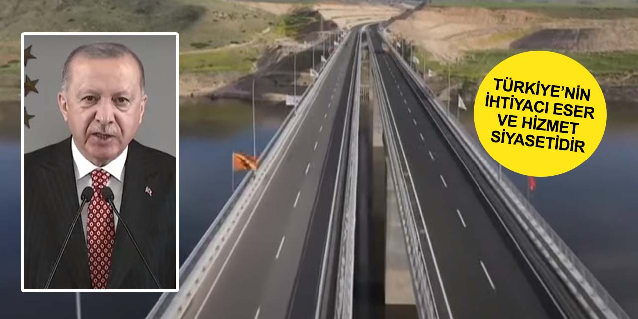 Cumhurbaşkanı Erdoğan: Ülkemizin dört bir yanına yatırımlarımızla mührümüzü vuruyoruz!