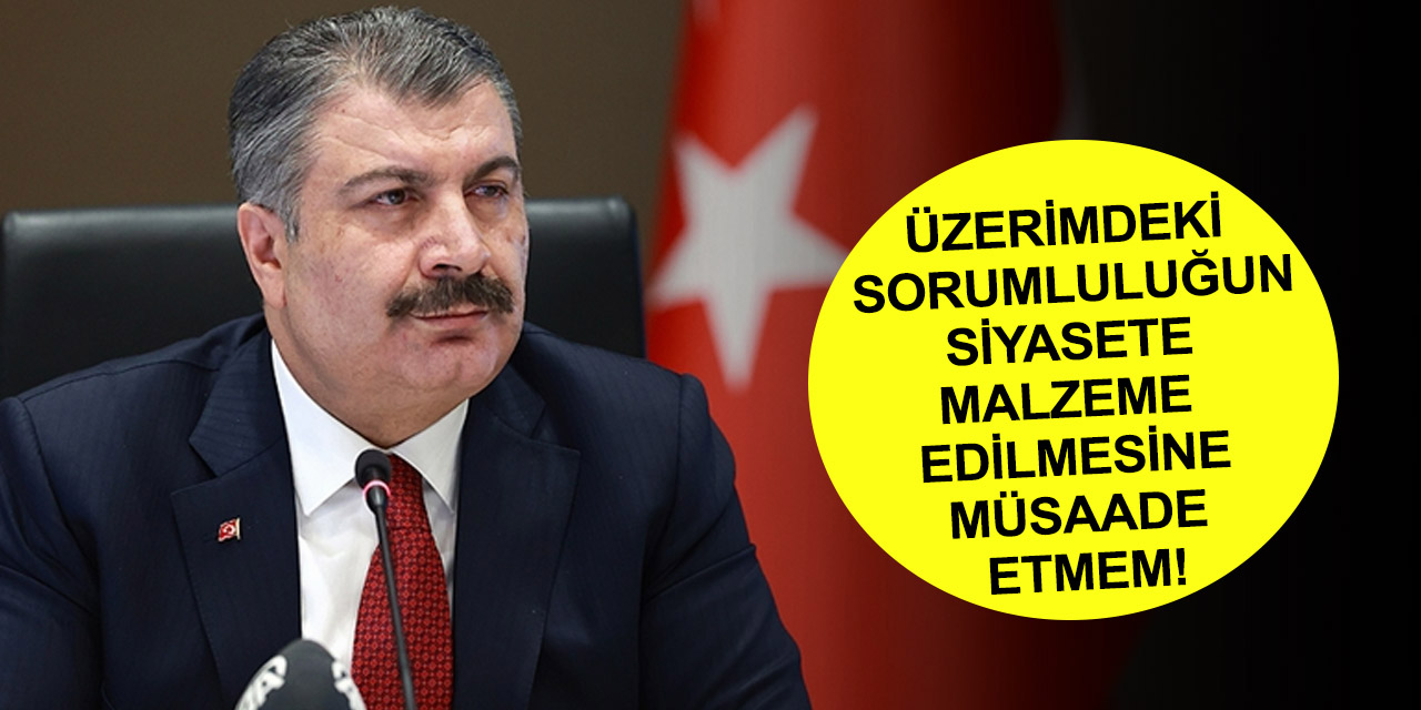 Bakan Koca: Bilim Kurulumuza bile saldırganca haykıranlara siyasi malzeme vermeyeceğim
