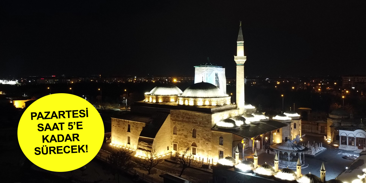 Konya’da 3 günlük kısıtlama sessiz başladı