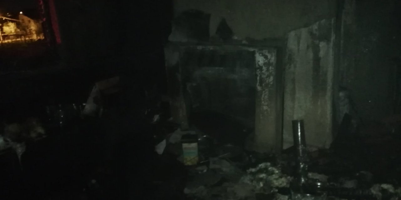 Konya’da gece yarısı korkutan yangın!