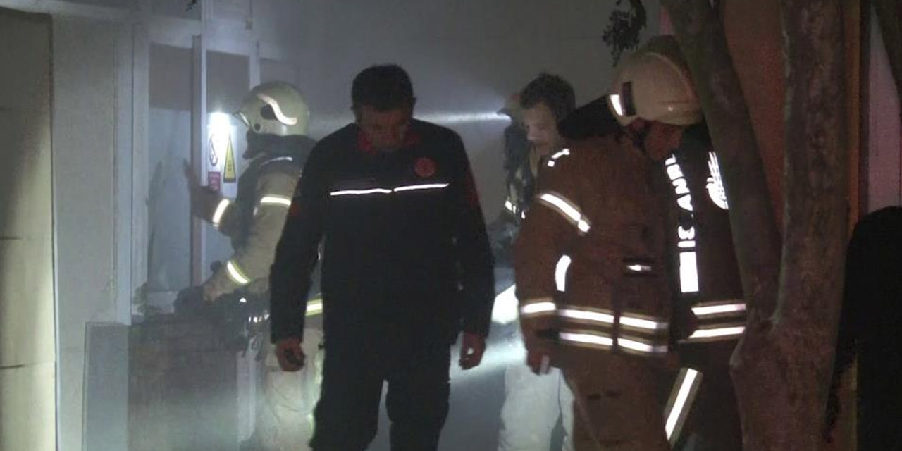 Hastanede yangın paniği! İlk müdahaleyi sağlık çalışanları yaptı