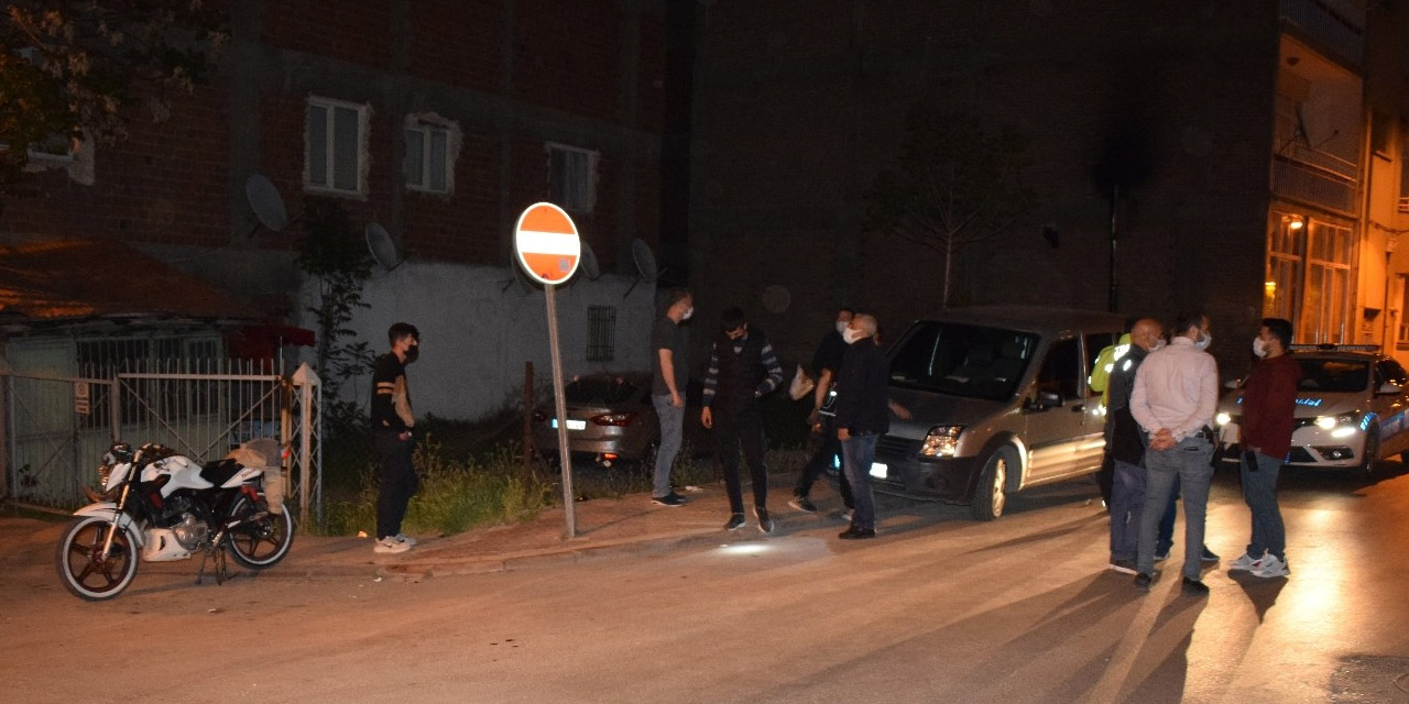 Polisi peşine takan motosikletli kovalamaca sonucu kaza yapınca yakalandı! 9 bin TL ceza kesildi