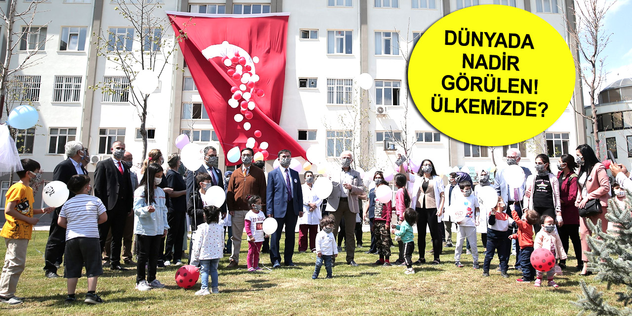 Konya'da balonlar PİY farkındalığı için uçuruldu