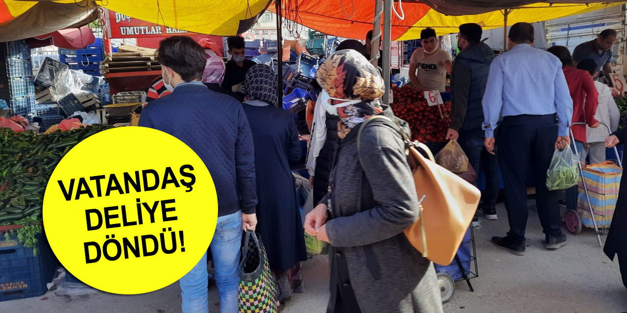 Pazarcılar bunu hep yapıyor! Konya'da yarım kilo biber vermeyen pazarcı uyarı aldı