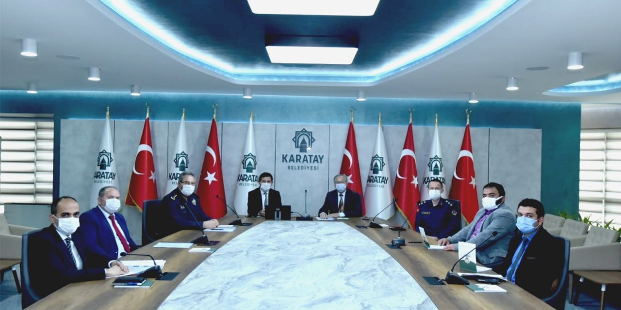 Karatay’da Kovid-19 ile mücadele toplantısı