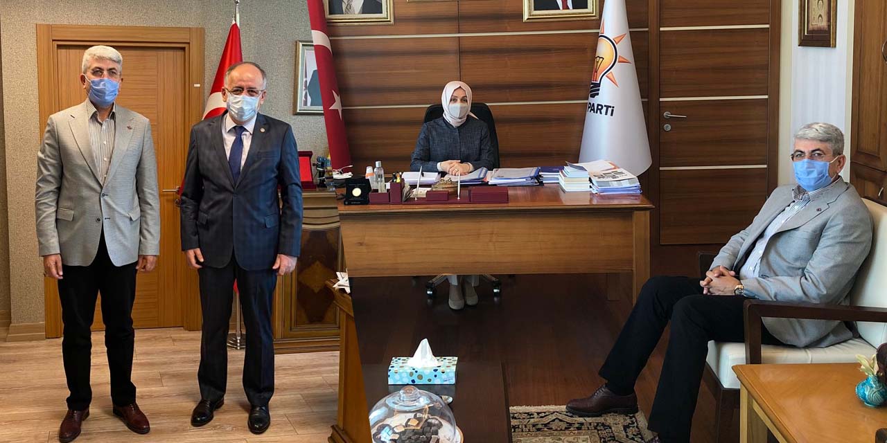 KGC Başkanı Özdemir'den Usta ve Kalaycı'ya ziyaret