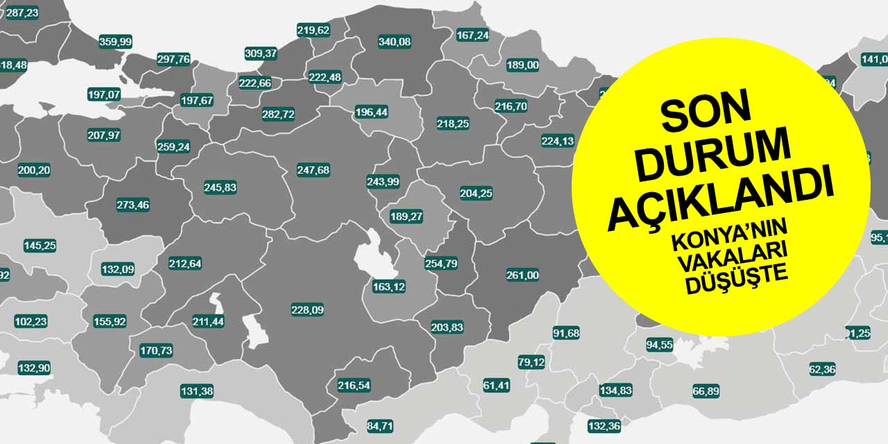 Konya'da vaka sayılarında düşüş! Sıra normalleşme takviminde