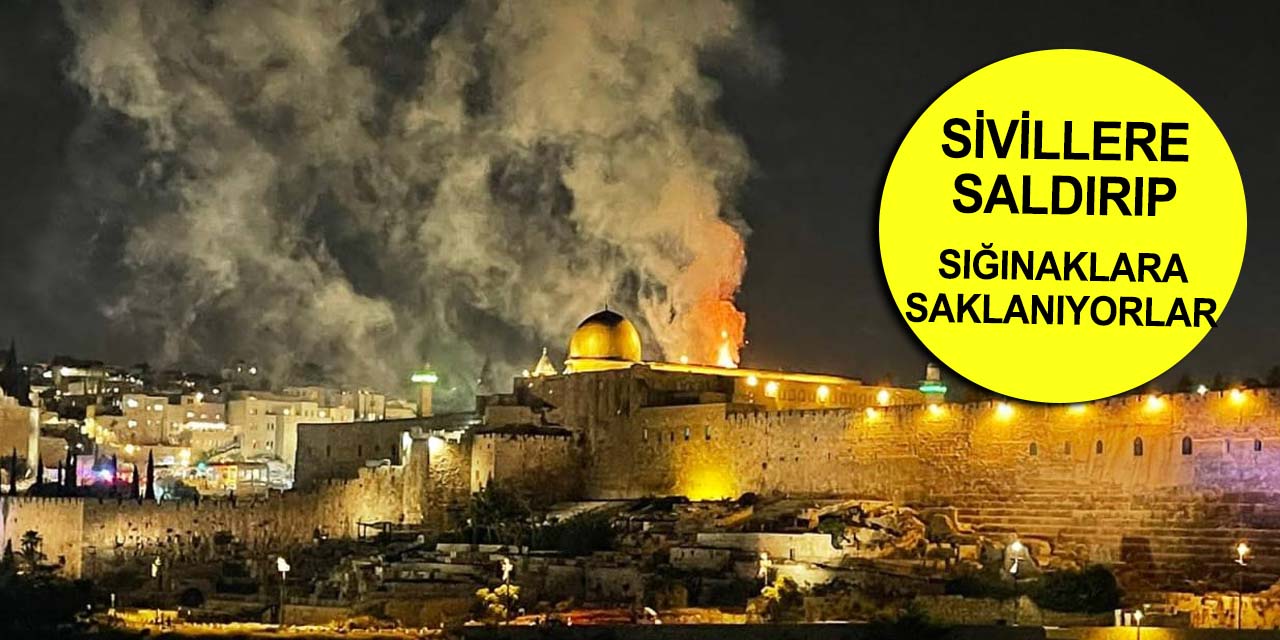 İsrail güçten anlar! Gazze füzelerle vurdu! Telaviv tüm sığınakları açtı