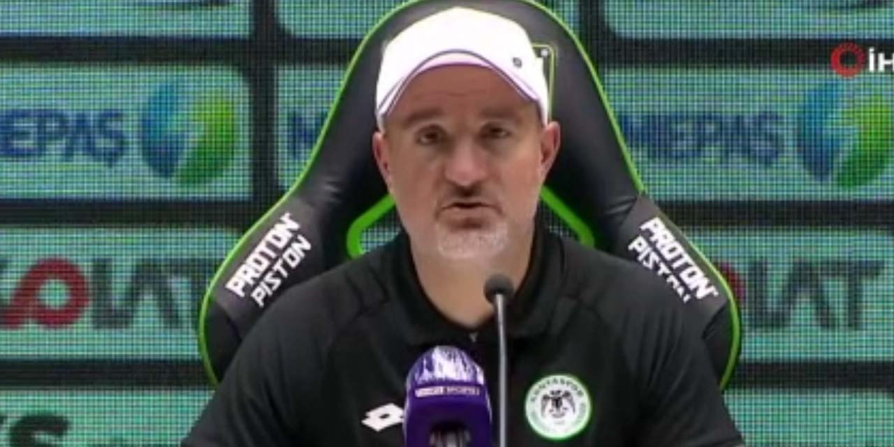 Konyaspor Teknik Sorumlusu Parlatan: Bir kişi fazla olma avantajını sahaya yansıtamadık.