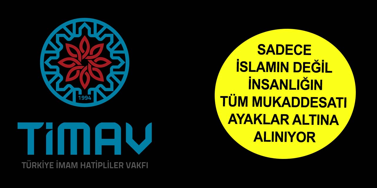 TİMAV: İmam Hatip nesli Kudüs ve Mescid-i Aksa için her türlü mücadeleye her zaman hazır!