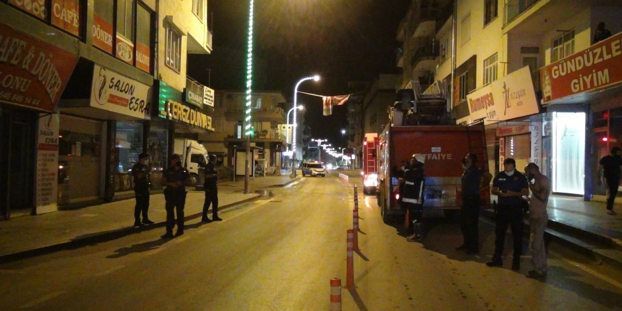 Apartmanda yangın paniği! Battaniye sarılı piknik tüpü bulundu