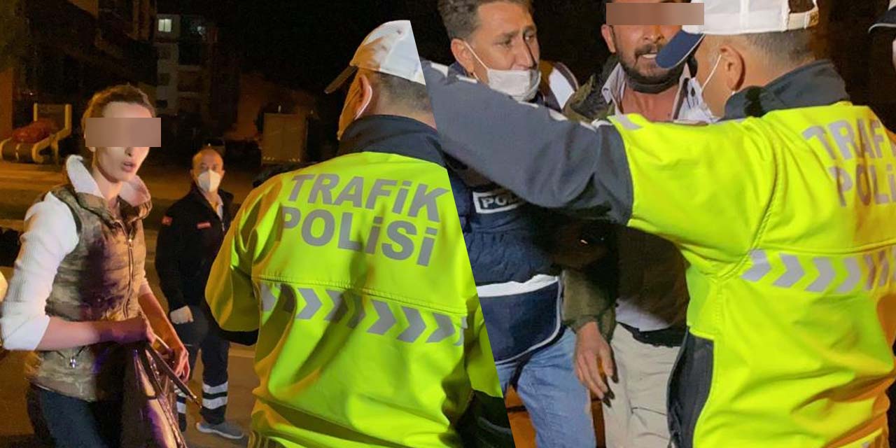 Kadını darp edip zorla araca bindirmeye çalıştı! Yakalanınca polise küfredip şikayetçi oldu