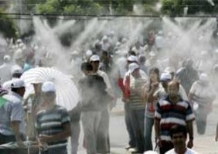 Türkiye'de bir ilk: klimalı miting