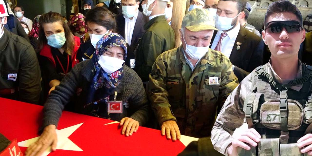 Şehit Uzman Onbaşı Yasin Özdamar dualarla defnedildi! Anne babası 'kuzum kuzum' diyerek ağıt yaktı 