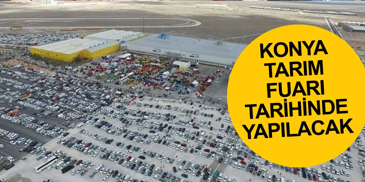 Konya Tarım Fuarı'yla ilgili ilk açıklama Selçuk Öztürk'ten geldi