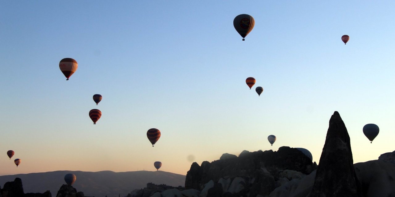 Kapadokya'da balon turları iptal oldu