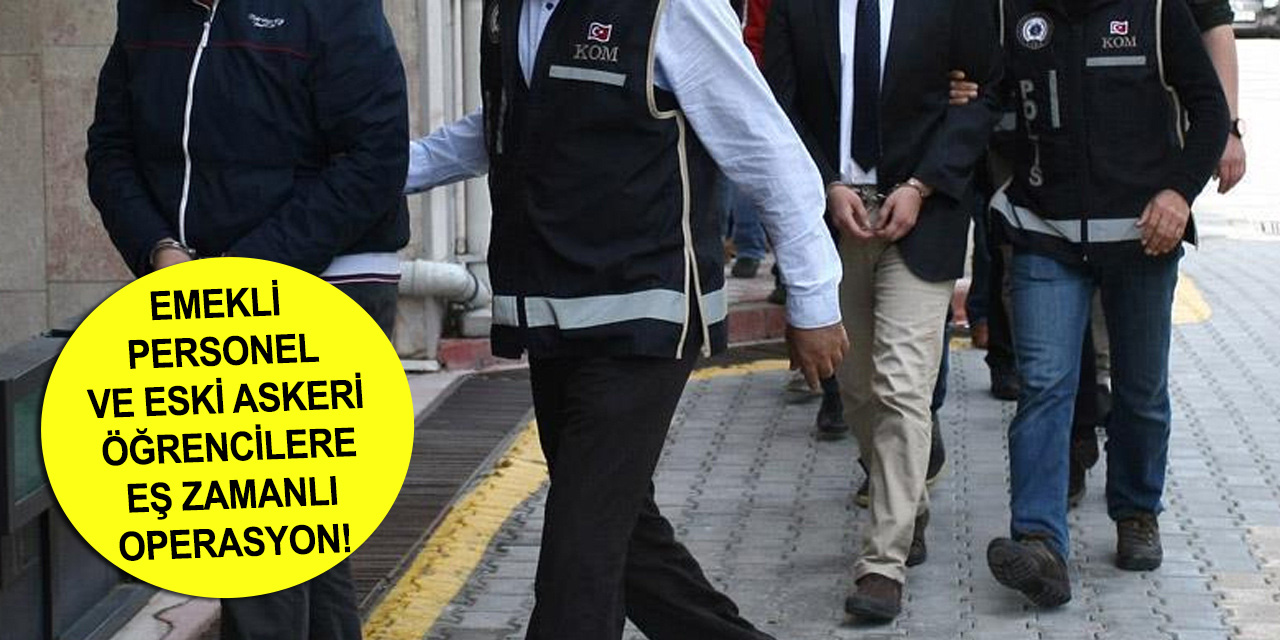 Konya merkezli 7 ilde FETÖ'nün askeri yapılanmasına operasyon! 13 gözaltı