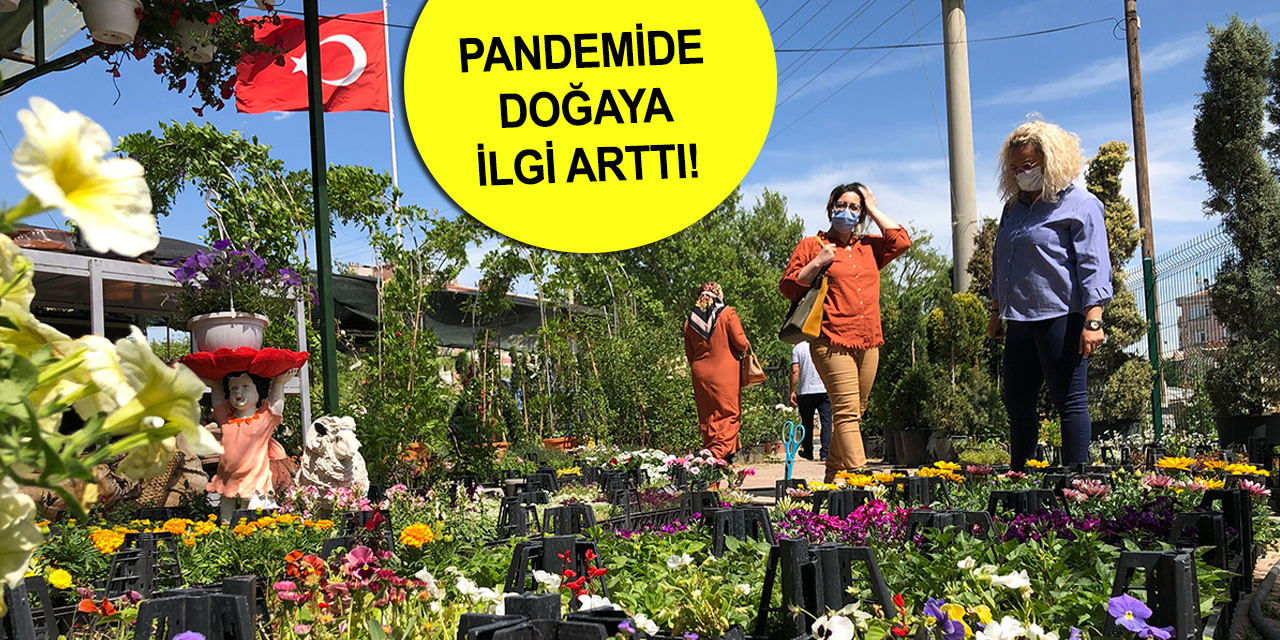 Konyalılar tam kapanma sonrası çiçekçilerin yüzünü güldürdü