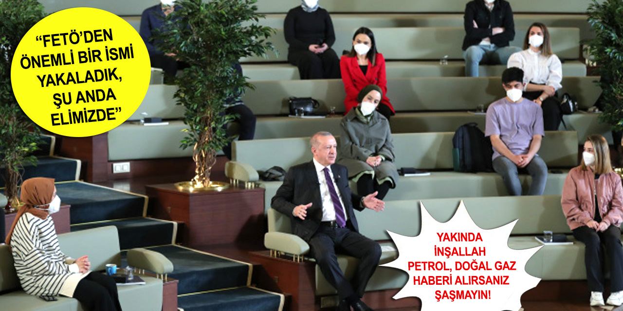 Cumhurbaşkanı Erdoğan'dan flaş açıklama! FETÖ’den önemli bir isim elimizde