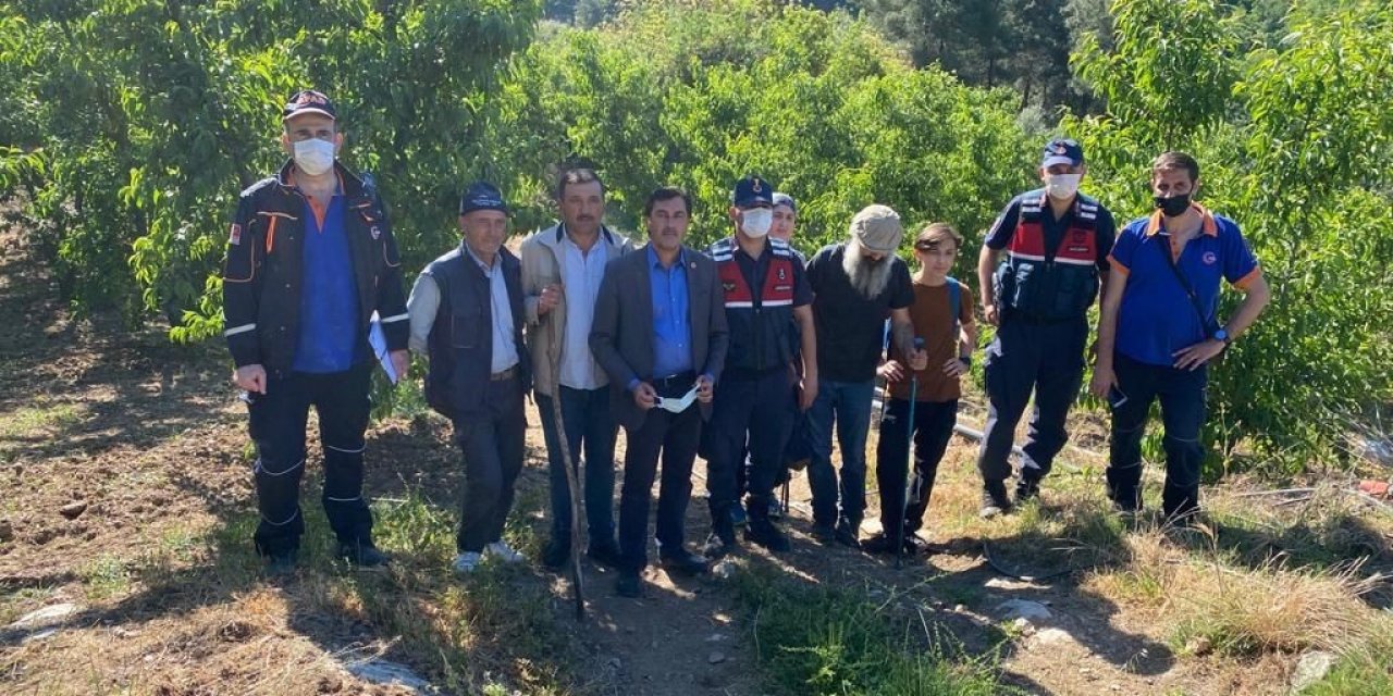 Kanyonda kaybolan amca ve yeğenleri 20 saat sonra bulundu