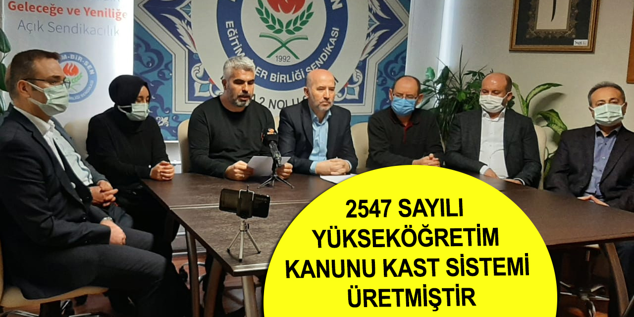Eğitim-Bir-Sen Konya: Üniversite idari personeli kendini değerli hissetmek istiyor!